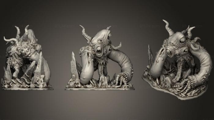 Figurines heroes, monsters and demons (The Army Of Hell52, STKM_1317) 3D models for cnc
